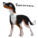 Sticker from Simple Dog and Helper Dog
