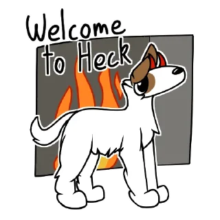 😈 emoji Borzoi Bois Telegram sticker 3 of 86