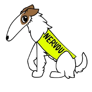 😨 emoji Borzoi Bois Telegram sticker 21 of 86