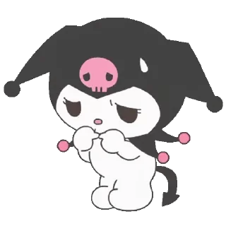 😊 emoji lalala my melody (美樂蒂) @kal_pc Telegram sticker 20 of 24