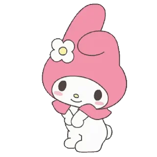 😊 emoji lalala my melody (美樂蒂) @kal_pc Telegram sticker 6 of 24