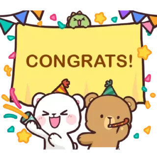 🥳 emoji Everyday Milk Mocha Telegram sticker 19 of 27