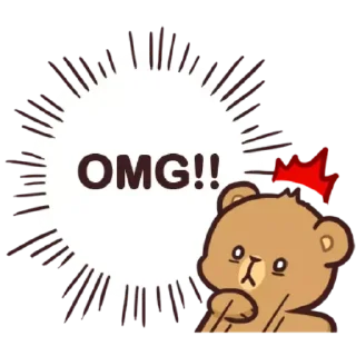 😦 emoji Everyday Milk Mocha Telegram sticker 18 of 27