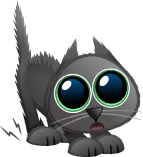😱 emoji GATO Telegram sticker 6 of 16
