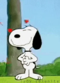 Sticker from Snoopy!!