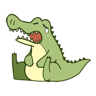 Sticker from Crocodile tears  @SeanChannel