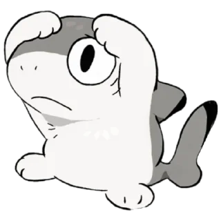 🐚 emoji ➱𝕾𝖍𝖆𝖗𝖐ᶜᵃᵗ2 𓇣 @chgreen ᭕ Telegram sticker 13 of 25