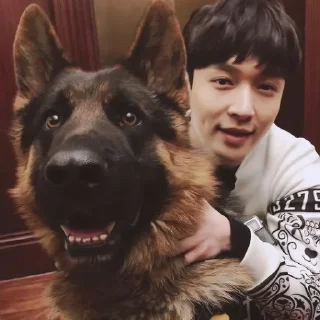 🐶 emoji lou ta de yixing Telegram sticker 20 of 30