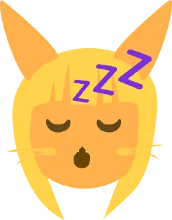 😴 emoji Nanachi Telegram sticker 13 of 30