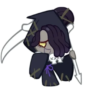 😀 emoji Licorice cookie {cookie run} (@emopix) Telegram sticker 13 of 20