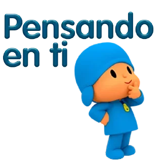🤔 emoji Pocoyo Telegram sticker 18 of 20
