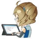 💻 emoji Inori Aizawa Telegram sticker 19 of 21