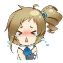 😢 emoji Inori Aizawa Telegram sticker 13 of 21