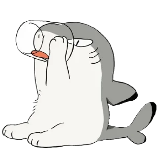 🐚 emoji ➱𝕾𝖍𝖆𝖗𝖐ᶜᵃᵗ2 𓇣 @chgreen ᭕ Telegram sticker 18 of 25