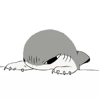 🐾 emoji ➱𝕾𝖍𝖆𝖗𝖐ᶜᵃᵗ2 𓇣 @chgreen ᭕ Telegram sticker 20 of 25
