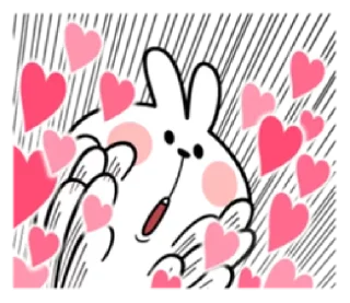 ❤️ emoji Rabbit Telegram sticker 20 of 26