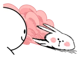 🏃‍♂ emoji Rabbit Telegram sticker 10 of 26