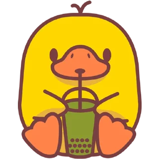 🥤 emoji FOMO Duck Telegram sticker 21 of 45