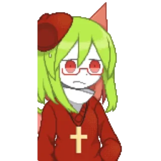 🙁 emoji Gray Garden Telegram sticker 8 of 115