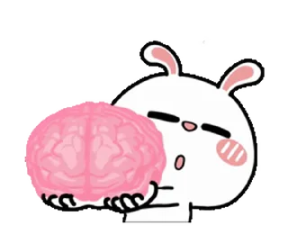 😊 emoji HyperRabbit  Talk Too Much! @kal_pc Telegram sticker 5 of 24