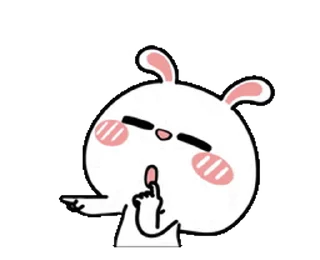 😊 emoji HyperRabbit  Talk Too Much! @kal_pc Telegram sticker 13 of 24