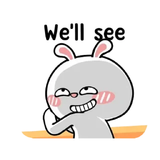 😊 emoji HyperRabbit  Talk Too Much! @kal_pc Telegram sticker 18 of 24