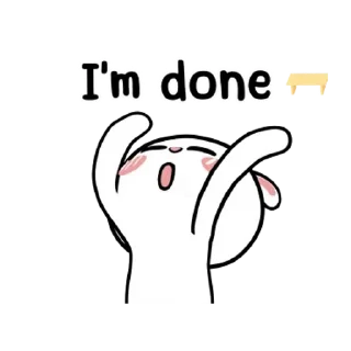 😊 emoji HyperRabbit  Talk Too Much! @kal_pc Telegram sticker 22 of 24