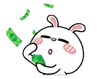 😊 emoji HyperRabbit  Talk Too Much! @kal_pc Telegram sticker 10 of 24
