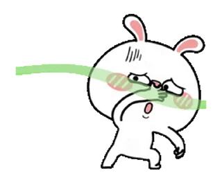 😊 emoji HyperRabbit  Talk Too Much! @kal_pc Telegram sticker 23 of 24