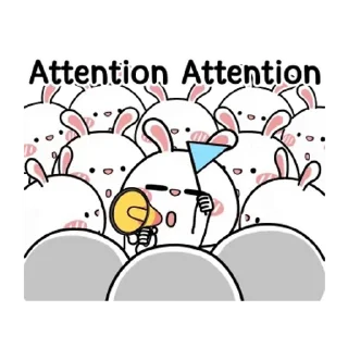 😊 emoji HyperRabbit  Talk Too Much! @kal_pc Telegram sticker 14 of 24