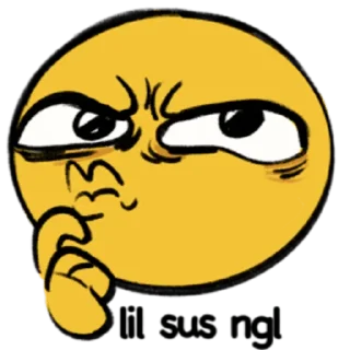 🤔 emoji Cursed Telegram sticker 8 of 74