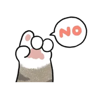 😊 emoji 貓咪的胖手手動起來 (虎斑) Telegram sticker 3 of 24