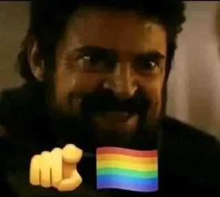 🫵 emoji 🏳‍🌈? Telegram sticker 10 of 21