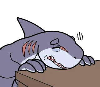😩 emoji Sharkie Jeff Telegram sticker 11 of 17