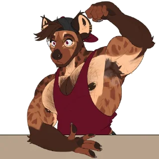 💪 emoji Ryan Yeen Telegram sticker 19 of 110