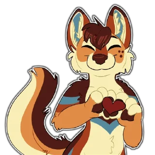 ❤️ emoji Kyne by Mike Telegram sticker 8 of 12