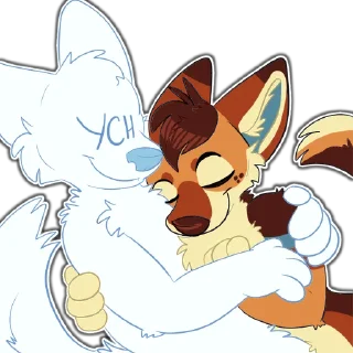 🤗 emoji Kyne by Mike Telegram sticker 10 of 12