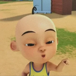 Sticker from upin ipin @bleloomlie