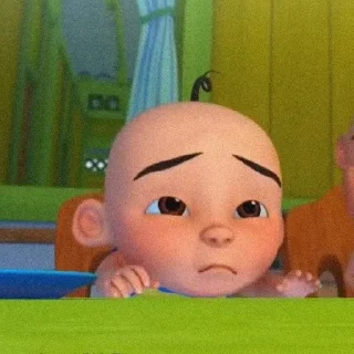 Sticker from upin ipin @bleloomlie