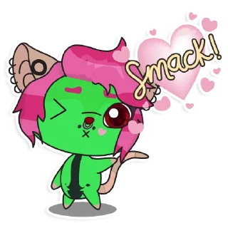😙 emoji Lovely Virus Telegram sticker 20 of 61