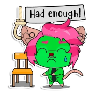 😪 emoji Lovely Virus Telegram sticker 7 of 61
