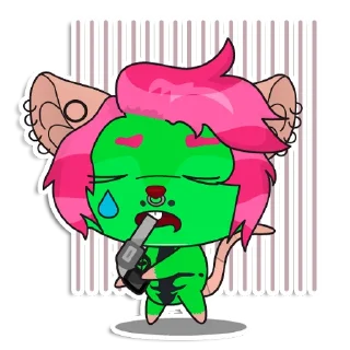 😩 emoji Lovely Virus Telegram sticker 11 of 61