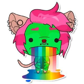 🌈 emoji Lovely Virus Telegram sticker 15 of 61