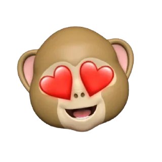 Sticker from @Apple_Animojis Monkey