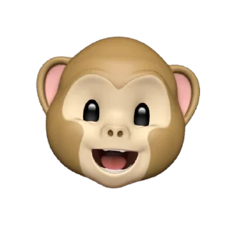 😃 emoji @Apple_Animojis Monkey Telegram sticker 17 of 17