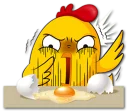Sticker from Hot Chicken / By OsmerOmar