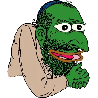 🐸 emoji Jews — @stckrRobot Telegram sticker 21 of 84