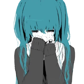 😭 emoji Superior Demon's stic-pack (@yumekojabami_robot) Telegram sticker 14 of 99