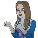 😰 emoji Bojack Kills Telegram sticker 22 of 31