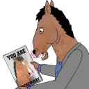 😥 emoji Bojack Kills Telegram sticker 20 of 31